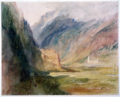 Couvent du Bonhomme, Chamonix, vers 1836-42 - Joseph Mallord William Turner